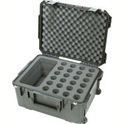 Vingt-quatre Mic étui étanche à l’eau, étanche de SKB 22-15/16" L x 18" W