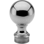Industries de lavi, sphériques, fleuron, pour 2" tubes en inox satiné