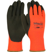 PIP® 41-1400/XL PowerGrab™ Thermo Cold Protect Hi-Vis Acrylic Terry Glove, Latex Coat, XL
