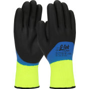 PIP® 41-1415/L G-Tek® GP™ Hi-Vis Poly Insulat Glove Dbl Dip Nitrile Full Hand Coat L