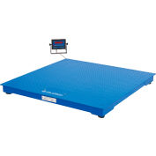 Global Industrial NTEP Pallet Scale With LED Indicator, 4'x4', 5,000 lb x 1 lb