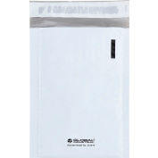 Global Industrial Bubble Lined Poly Mailers, #000, 4"W x 8"L, White, 500/Pack