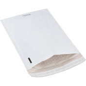 Global Industrial™ Bubble Lined Poly Mailers, #1, 7-1/4"L x 12"L, Blanc, 100/Pack