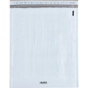 Global Industrial™ Bubble Lined Poly Mailers, #5, 10-1/2"L x 16"L, Blanc, 100/Pack