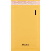 Global Industrial Self Seal Bubble Mailers, #00, 5"W x 10"L, Gold, 250/Pack