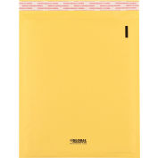 Global Industrial Self Seal Bubble Mailers, #2, 8-1/2"W x 12"L, Gold, 100/Pack