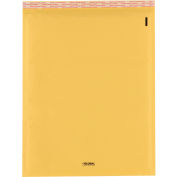 Global Industrial Self Seal Bubble Mailers, #6, 12-1/2"W x 19"L, Gold, 50/Pack