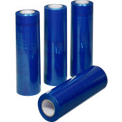 Global Industrial Stretch Wrap Film, 80 Gauge, Cast, 18" x 1500', Blue Tint - Pkg Qty 4