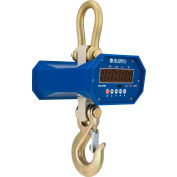 Global Industrial Heavy Duty LED Digital Crane Scale With Remote, 10,000 lb x 5 lb