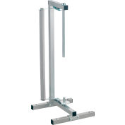 Global Industrial Vertical Paper Dispenser w/Cutter, 27"W x 9" Dia. Roll Size