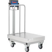 Balance de table mobile Global Industrial™ NTEP avec rail arrière, écran LED, 500 lb x 0,1 lb