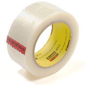 3M 371 Carton Sealing Tape 2" x 110 Yds. 1.8 Mil Clear - Pkg Qty 36