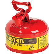Justrite® sécurité pouvez taper j’ai - un Gallon en acier galvanisé, rouge, 7110100