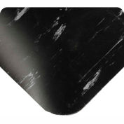 Wearwell® Tile-Top™ SpongeCote® Anti Fatigue Mat 1/2" Épais 3' x Jusqu'à 60' Noir