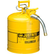 Justrite® sécurité pouvez taper II Accuflow™ Gallon 5 galvanisé acier W / 1" tuyau, 7250230