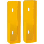 Global Industrial™ Steel Bracket Kit in Pair for Drop-In Style, Yellow