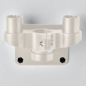 Global Industrial™ Double Arm Adaptor For Fixed Height or Gas Spring Monitor Arms, Beige