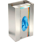 Global Industrial™ Single Stainless Steel Glove Box Holder, 6-1/4"W x 4"D x 10"H