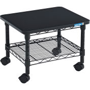 Interion® Under-Desk Wire Machine Stand, 19"W x 16"D x 13-1/2"H, Black