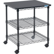 Interion® Stand de la machine à fil de bureau, 24"W x 20"D x 27"H, Noir