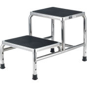 Global Industrial™ Chrome Two-Step Foot Stool