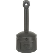 Justrite® Smokers Ceasefire® Outdoor Ashtray, 4 Gallon, Black