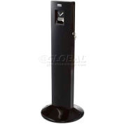 Rubbermaid Metropolitan Smokers' Station Outdoor Ashtray Black