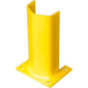 1/4" épaisseur 12" H Post acier protecteur jaune