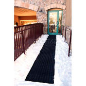 HeatTrak® Neige extérieure - Glace Fusion Chauffée Walkway Mat 1/2 » Épais 2' x 10' 120 Volt Noir