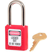 Cadenas de sécurité en thermoplastique Master Lock® série 410 Zenex™, rouge, 410RED