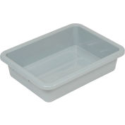 Global Industrial™ Nesting Tote Box 20-1/4"Lx15-1/4"Wx5"H Gray