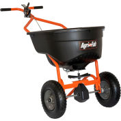 Agri-Fab® Push Spreader, 130 Lbs, 48"L x 27-1/10"L x 33-3/5"H, Noir