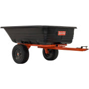 Agri-Fab® 12 » Utility Poly Cart, 65-84/100"L x 34-89/100"L x 26-89/100"H, Noir