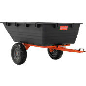 Agri-Fab® 18 » Utility Poly Cart, 74,58"L x 41,54"L x 31,88"H, Noir