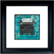 Crystal Art Gallery - Write Story - 26"W x 26"H, Double Mat Framed Art