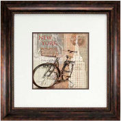Crystal Art Gallery - 5th Avenue - 26"W x 26"H, Double Mat Framed Art