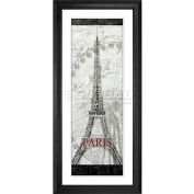 Cristal Art Gallery - Paris - W 20" x 44" H, Double Mat encadré Art