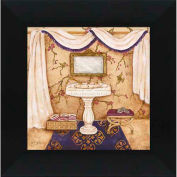 Crystal Art Gallery - Purple Passion Sink 1 - 16"W x 16"H, Straight Fit Framed