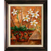 Crystal Art Gallery - Copper Vessel 1 - 24-1/2"W x 28-1/2"H, Linen Liner Framed