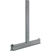 Piétement luge Rack Double face verticale (série 2000), 59" D x 10' H, 26200 Lbs capacité