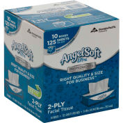 GP Angel Soft Ultra Professional Series 2-Ply Facial Tissue, 125 Sheets/Box, 10 Boxes/Case