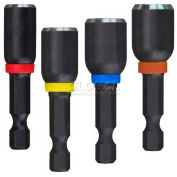 Milwaukee® 49-66-4562 Shockwave™ Magnetic Nutdriver Set 1/4", 5/16", 3/8", 7/16" x 1-7/8"