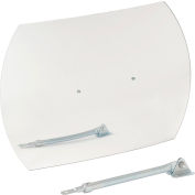 Roundtangular Acrylic Convex Mirror, Indoor, 15"x24", 160° Viewing Angle