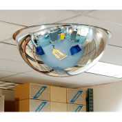 Full Dome Acrylic Mirror, Indoor, 25-1/2" Dia., 360° Viewing Angle