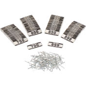 Global Industrial™ Locker Number Plate Kit, numéroté 700-899, 200/Pack