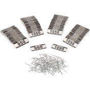 Global Industrial™ Locker Number Plate Kit, numéroté 900-1099, 200/Pack