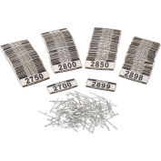 Global Industrial™ Locker Number Plate Kit, numéroté 2700-2899, 200/Pack