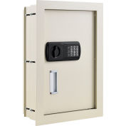 Global Industrial™ Residential Safes Expandable Depth Wall Safe - 15"W x 3-1/4"-6"D x 22-1/8"H