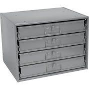 Boîte en acier de compartiment de Durham en Rack 20 x 15-3/4 x 15 4 diviseur réglable compartiment boîtes