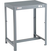 Global Industrial Deluxe Machine Table, 12 Gauge Welded Top, 24"W x 18"D x 30"H